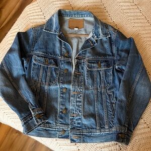 American Eagle Outfitters Striped Denim Jacket